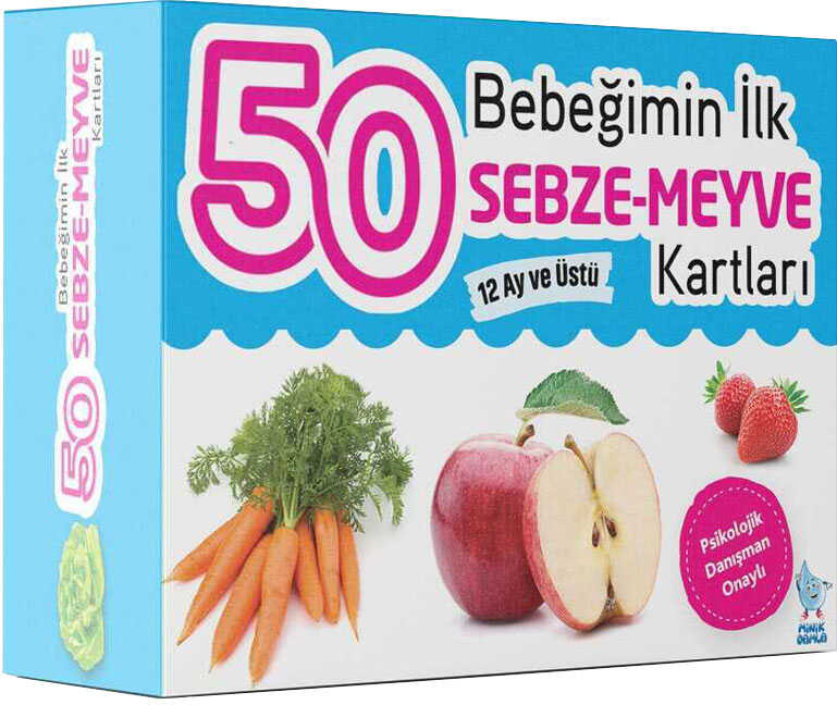 Bebeğimin İlk 50 Sebze-Meyve Kartları